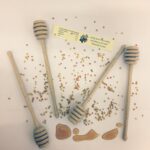 Drvena žlica za med-12 cm - Slika 2