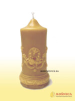 Svijeća od pčelinjeg voska Bee magic Amblem - Košnica - Slika 2