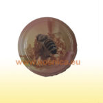 Metalni poklopac za staklenke s motivom pčele M.4.