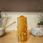 Svijeća od pčelinjeg voska Bee magic Ogrlica ruža - Košnica