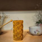 Svijeća od pčelinjeg voska Bee magic Ruža manja - Košnica