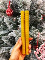 svijeća od pčelinjeg voska za advenski vijenac