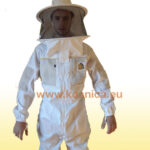 Pčelarsko ventilirajuće odijelo (kombinezon) specijal P. s okruglim modelom šešira + irski model šešira (2 šešira)
