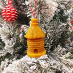 Ekološki ručno izrađeni ukras za bor Košnica