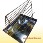 Posuda inox za otklapanje okvira s ljestvama + dvije vilice za otklapanje- najam pčelarske opreme