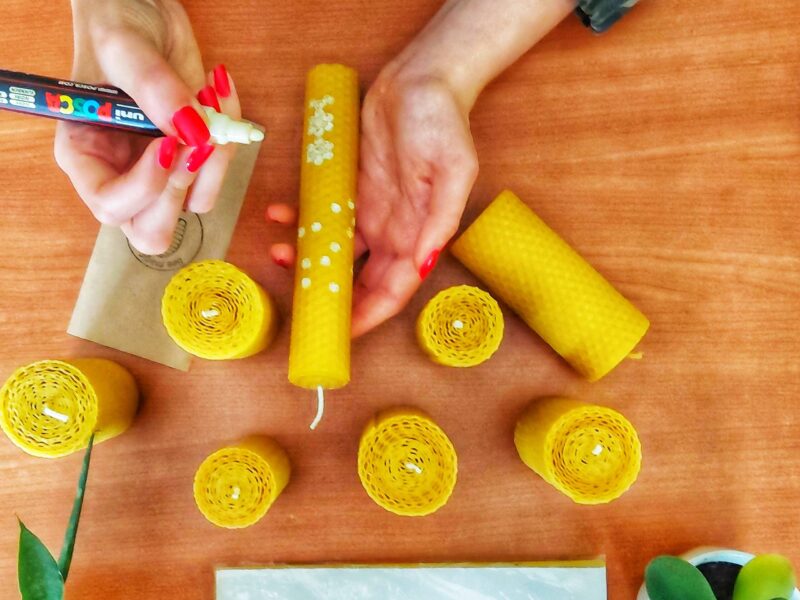 svijeće bee magic od pčelinjeg voska idealni su poklon.