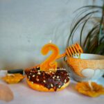 Svijeća za tortu od pčelinjeg voska broj 2