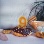 Svijeća za tortu od pčelinjeg voska broj 9