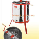 Vrcaljka za med 4 okvirna (ručna) od nehrđajućeg čelika