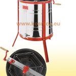 Vrcaljka za med 6 okvirna (ručna) od nehrđajućeg čelika