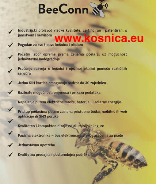 Zašto izabrati Beeconn vagu za vaganje košnica?